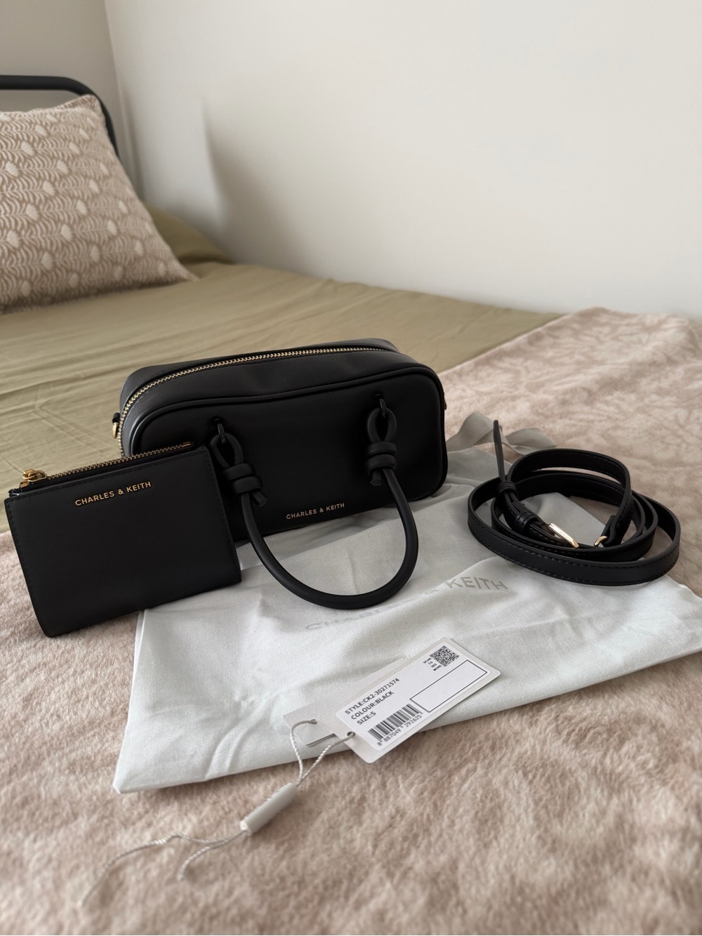 Charles & Keith Bag + Wallet